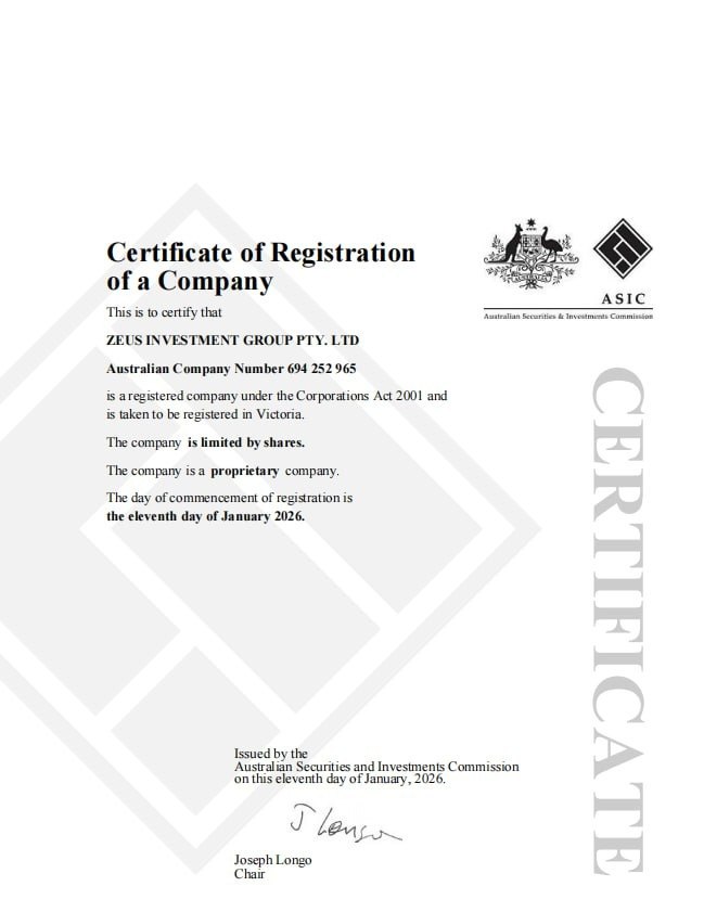 Australian Certificate